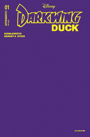 [Darkwing Duck (series 3) #1 (Cover V - Purple Blank Authentix)]