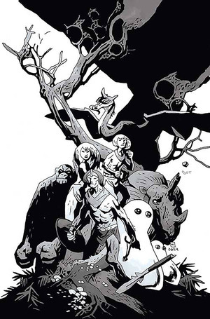 [Herculoids #1 (Cover ZH - Mike Mignola Full Art Line Art Incentive)]