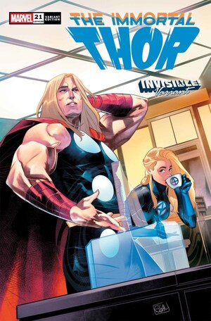 [Immortal Thor No. 21 (Cover B - Edwin Galmon Invisible Variant)]