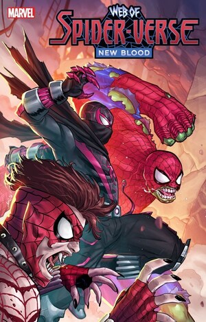 [Web of Spider-Verse: New Blood No. 1 (Cover B - Ario Anindito Connecting)]