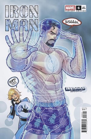 [Iron Man (series 7) No. 6 (Cover B - Elizabeth Torque Invisible Variant)]