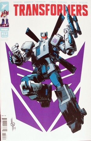 [Transformers (series 4) #12 (2nd printing, Cover A - Jason Howard Decepticon)]