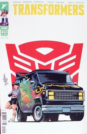 [Transformers (series 4) #12 (2nd printing, Cover B - Jason Howard Autobot)]