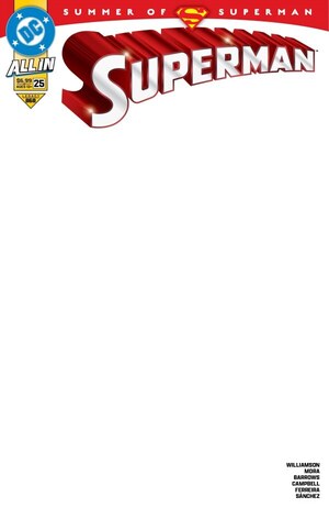 [Superman (series 6) 25 (Cover G - Blank)]