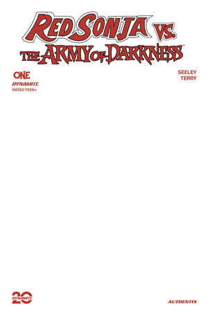 [Red Sonja vs. the Army of Dead #1 (Cover G - Blank Authentix)]