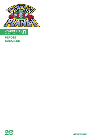 [Captain Planet #1 (Cover G - Blank Authentix)]