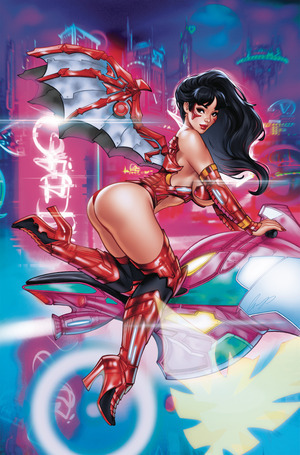 [Vampirella (series 9) #2 (Cover Q - Elias Chatzoudis Full Art Foil Incentive)]