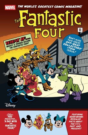 [Fantastic Four (series 7) No. 32 (Cover C - Emilio Urbano Disney What If...? Fantastic Four Homage)]