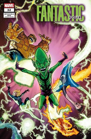 [Fantastic Four (series 7) No. 32 (Cover E - Joshua Cassara Impossible Man Pop-Up Variant)]