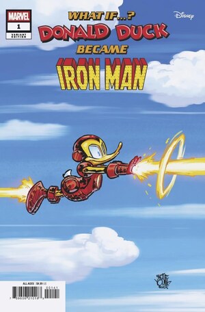 [What If...? - Donald Duck Became Iron Man No. 1 (Cover D - Skottie Young)]