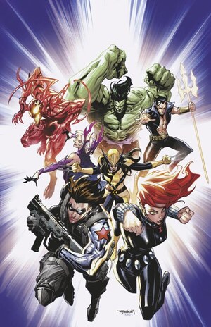 [New Avengers (series 5) No. 1 (Cover K - Stephen Segovia Full Art Incentive)]