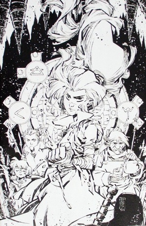 [Last Witch - Blood and Betrayal #1 (Cover C - Jorge Corona B&W Full Art Incentive)]