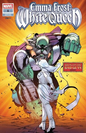 [Emma Frost - White Queen No. 1 (1st printing, Cover B - Mike Henderson Bring on the Bad Guys Variant)]
