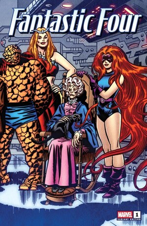 [Fantastic Four (series 8) No. 1 (1st printing, Cover J - John Buscema Remastered Wraparound Incentive)]