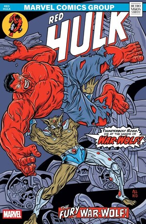 [Red Hulk No. 6 (Cover B - Mike Allred Retro Vision Variant)]