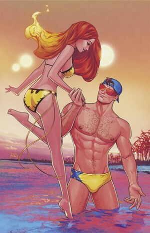 [Marvel Swimsuit Special - Friends, Foes & Rivals No. 1 (Cover J - Russell Dauterman Full Art Incentive)]