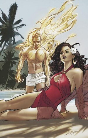[Marvel Swimsuit Special - Friends, Foes & Rivals No. 1 (Cover K - Pablo Villalobos Full Art Incentive)]