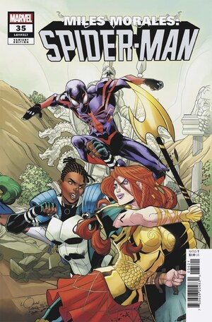 [Miles Morales: Spider-Man (series 2) No. 35 (Cover B - Logan Lubera 5-part Connecting Variant)]