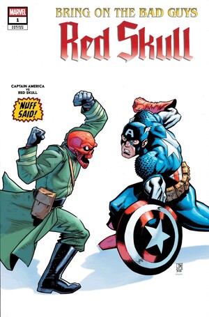 [Bring on the Bad Guys - Red Skull No. 1 (Cover J - Justin Mason 'Nuff Said Incentive)]