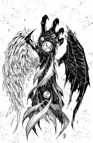 [Witchblade (series 3) #13 (Cover D - Giuesppe Cafaro B&W Full Art Incentive)]