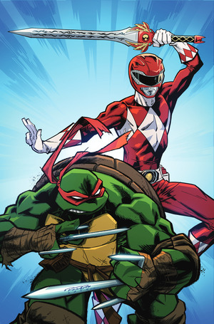 [Mighty Morphin Power Rangers / Teenage Mutant Ninja Turtles III #2 (Cover N - Khary Randolph Full Art Foil Incentive)]