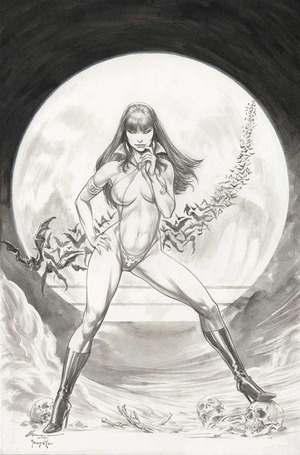 [Vampirella - Halloween Horror #1 (Cover O - Buzz Full Art Line Art Incentive)]