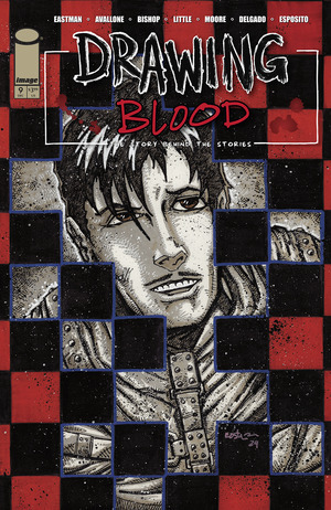 [Drawing Blood #9 (Cover C - Kevin Eastman Checkered Variant)]