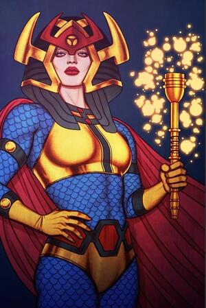 [NEW GODS #4 (OF 12) CVR D JENNY FRISON INTERNATIONAL WOMENS DAY BIG BARDA CARD STOCK VAR]