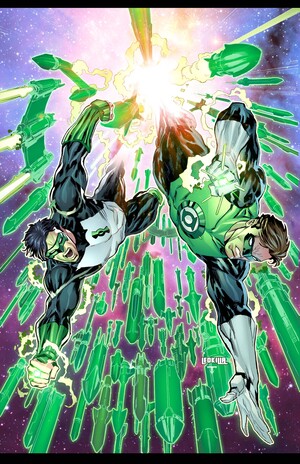 [GREEN LANTERN #21 CVR B KEN LASHLEY CARD STOCK VAR]