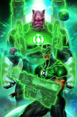 [GREEN LANTERN CORPS #2 CVR B DAVE WILKINS CARD STOCK VAR]