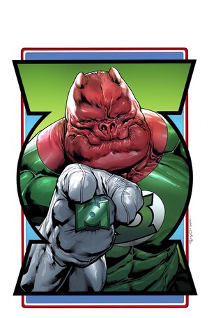 [GREEN LANTERN CORPS #2 CVR E FERNANDO PASARIN & OCLAIR ALBERT RECRUITMENT POSTER ACETATE VAR]