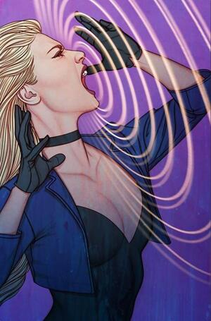 [BIRDS OF PREY #19 CVR D JENNY FRISON INTERNATIONAL WOMENS DAY BLACK CANARY CARD STOCK VAR]