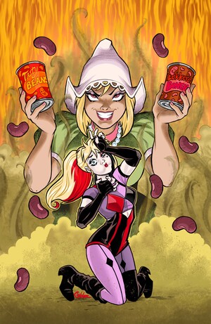 [HARLEY QUINN FARTACULAR SILENT BUTT DEADLY #1 (ONE SHOT) CVR B AMANDA CONNER CARD STOCK VAR]