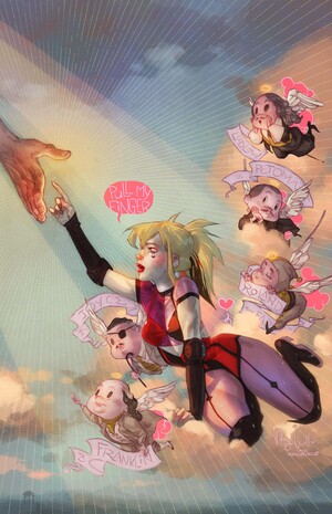 [HARLEY QUINN FARTACULAR SILENT BUTT DEADLY #1 (ONE SHOT) CVR C BEN CALDWELL CARD STOCK VAR]