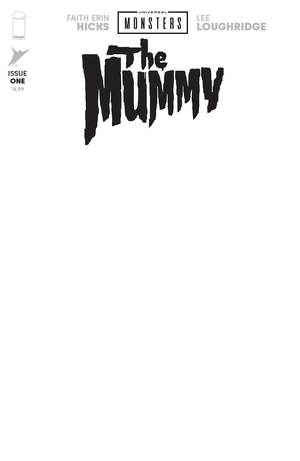 [UNIVERSAL MONSTERS THE MUMMY #1 (OF 4) CVR H BLANK SKETCH VAR]