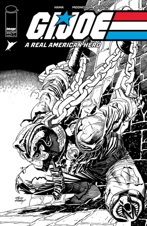 [GI JOE A REAL AMERICAN HERO #315 CVR B ANDY KUBERT B&W VAR]