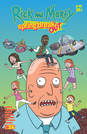 [RICK AND MORTY SPRING BREAK OUT #1 (ONE SHOT) CVR A DEAN RANKINE]