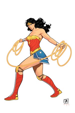 [WONDER WOMAN #31 CVR G DANIEL SAMPERE CORNER BOX SPOT FOIL VAR]