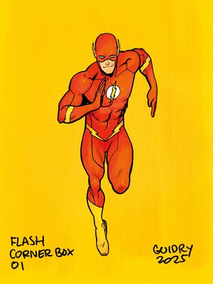 [FLASH #31 CVR E GAVIN GUIDRY CORNER BOX SPOT FOIL VAR]