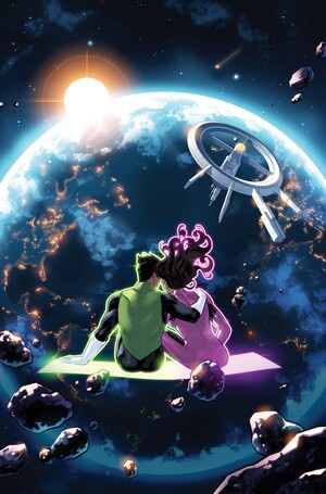 [JUSTICE LEAGUE UNLIMITED #17 CVR E STEPHEN BYRNE CARD STOCK VAR]