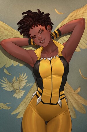 [JUSTICE LEAGUE UNLIMITED #17 CVR F LESLEY LEIRIX LI WOMENS HISTORY MONTH CARD STOCK VAR]