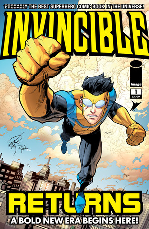 [INVINCIBLE RETURNS FACSIMILE EDITION #1 CVR B ERIK LARSEN & RYAN OTTLEY VAR]
