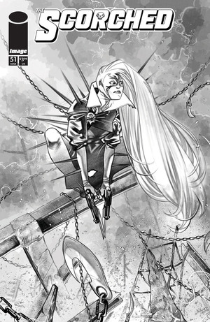 [SPAWN SCORCHED #51 CVR B IG GUARA B&W VAR]
