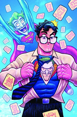 [SUPERMAN #25 CVR F DAN HIPP APRIL FOOLS CARD STOCK VAR]