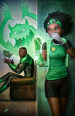 [GREEN LANTERN CORPS #3 CVR D NATHAN SZERDY CARD STOCK VAR]