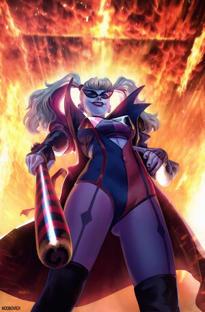 [HARLEY QUINN #50 CVR C NOOBOVICH CARD STOCK VAR]