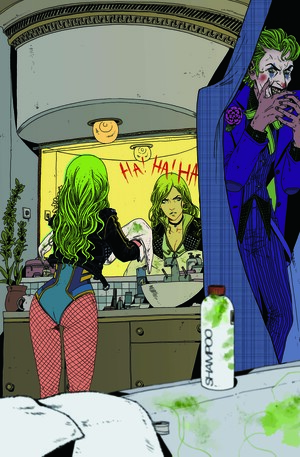 [BIRDS OF PREY #20 CVR D ZOE THOROGOOD APRIL FOOLS CARD STOCK VAR]