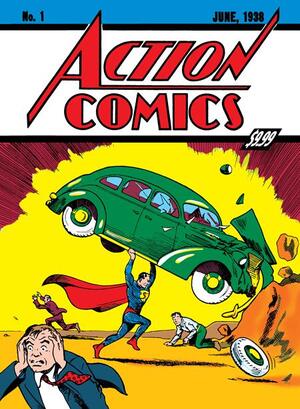 [SUPERMAN DAY 2025 - ACTION COMICS #1 GOLDEN AGE SIZED FACSIMILE EDITION CVR A JOE SHUSTER]