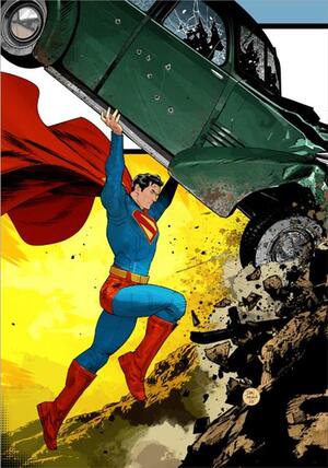 [SUPERMAN DAY 2025 - ACTION COMICS #1 GOLDEN AGE SIZED FACSIMILE EDITION CVR B DAN MORA HOMAGE CARD STOCK VAR]