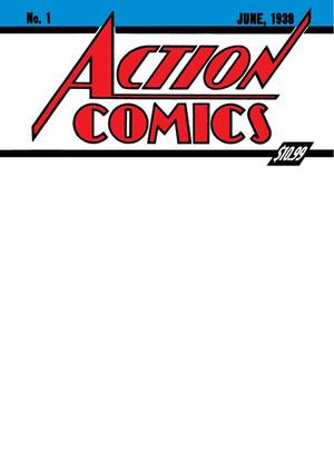 [SUPERMAN DAY 2025 - ACTION COMICS #1 GOLDEN AGE SIZED FACSIMILE EDITION CVR D BLANK VAR]